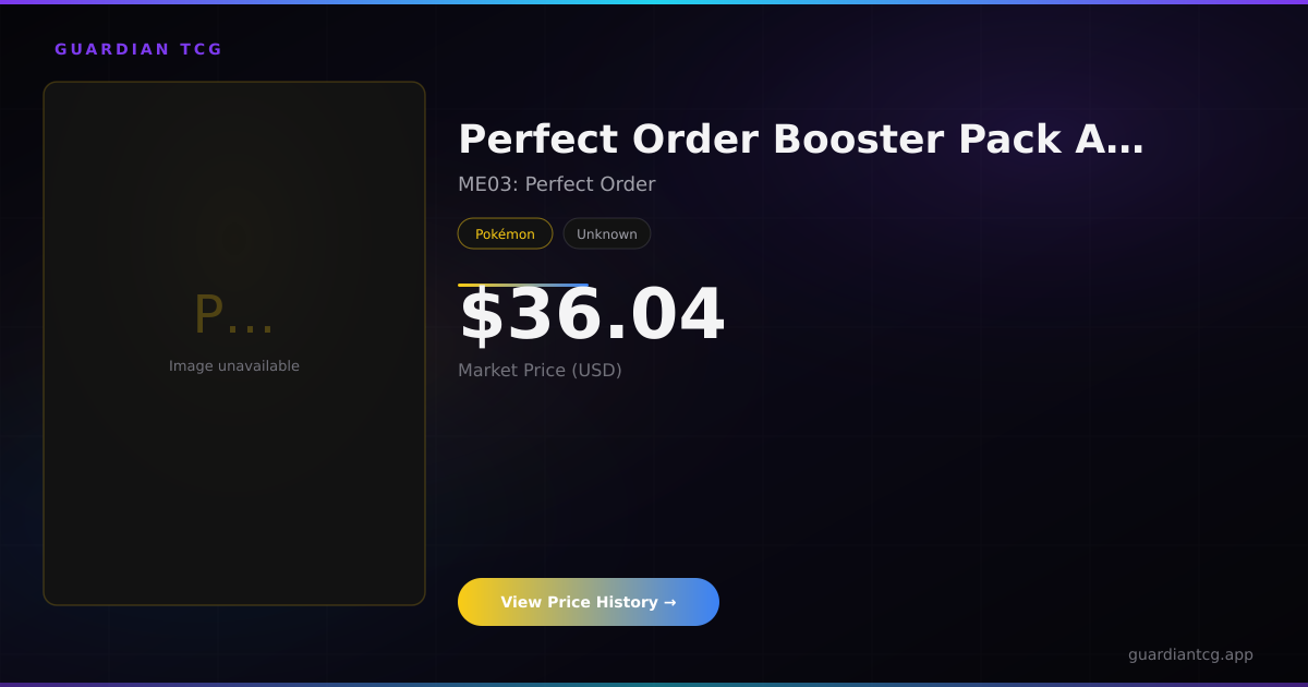 Perfect Order Booster Pack Art Bundle [Set of 4] Price — $39.97 ...