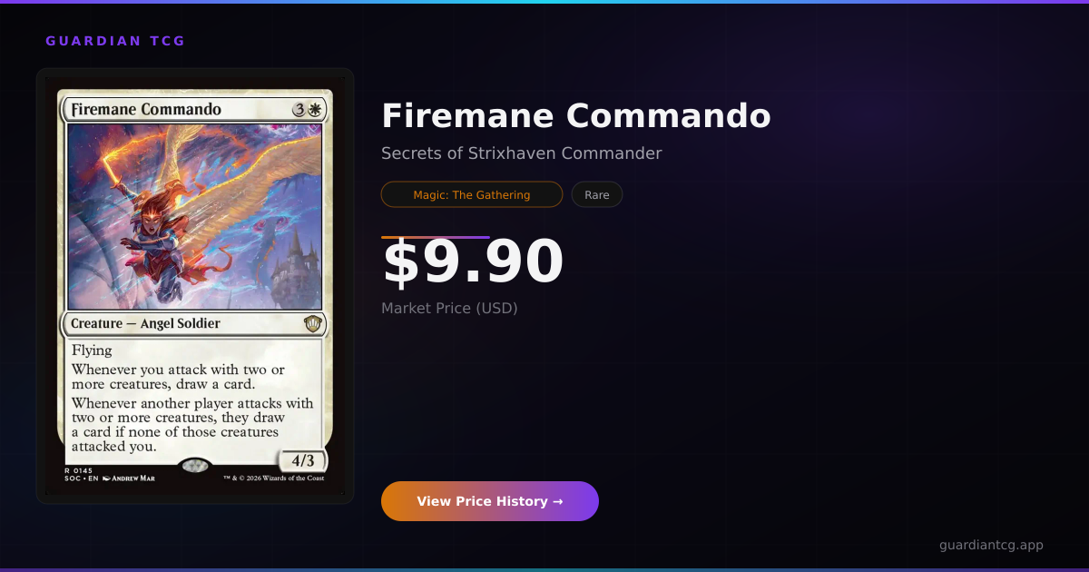 Firemane Commando #145 — $9.90 | Guardian TCG